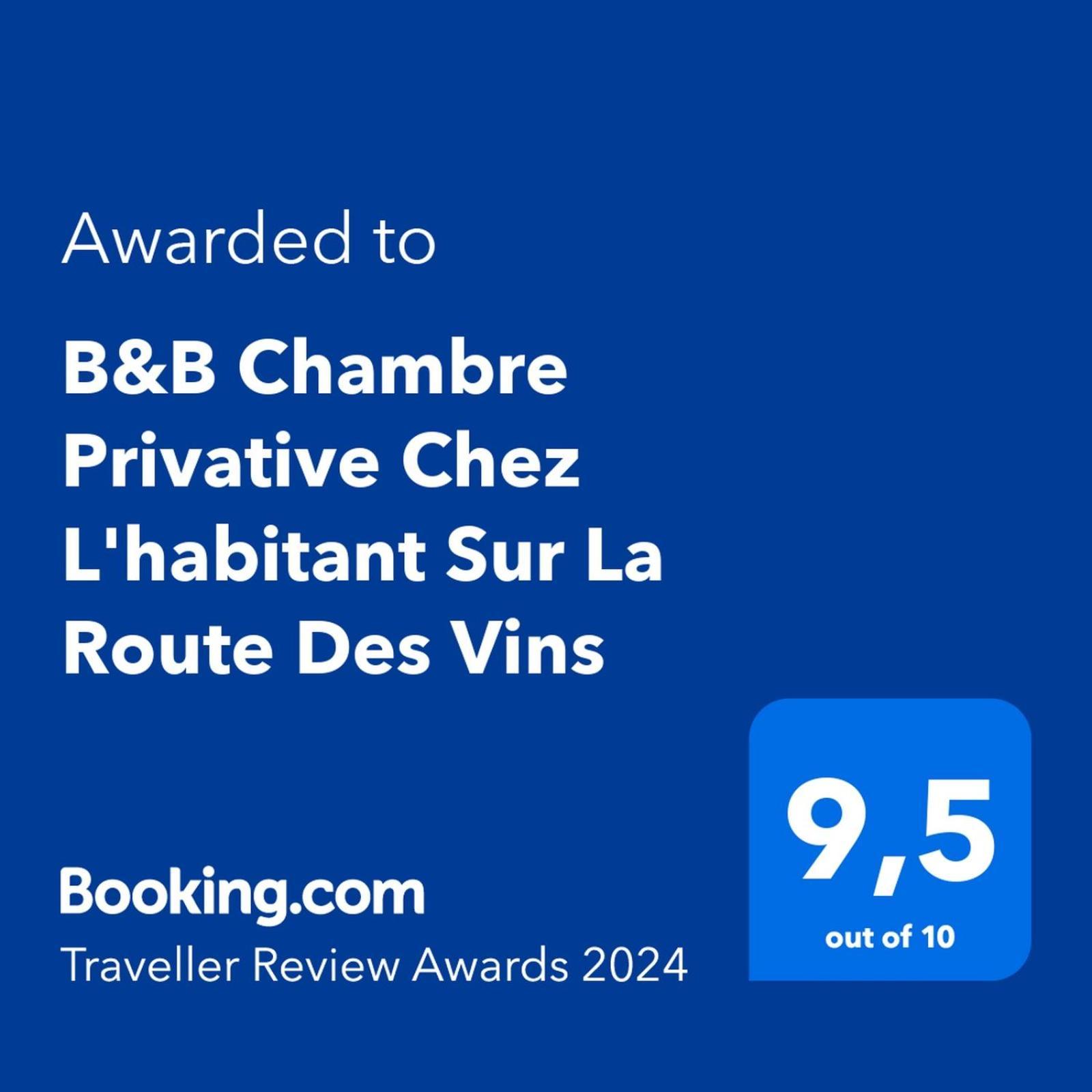 B&B Chez L'Habitant Chambre Privative Sur La Route Des Vins Tv Parking Box Velo Issenheim Dış mekan fotoğraf